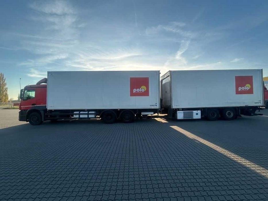 Mercedes-Benz ACTROS 2640 / tandem przejazdowy chłodnia .