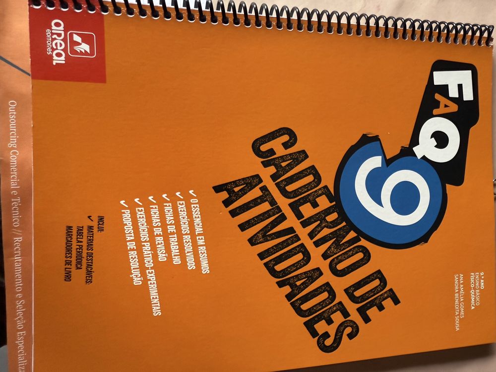 FAQ - Caderno de actividades