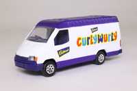 Ford Transit Van 1992  Cadburys Curly Wurly - Corgi - esc.aprox.1/43