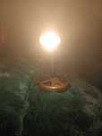 Lampa na biurko brazowa do odświeżenia