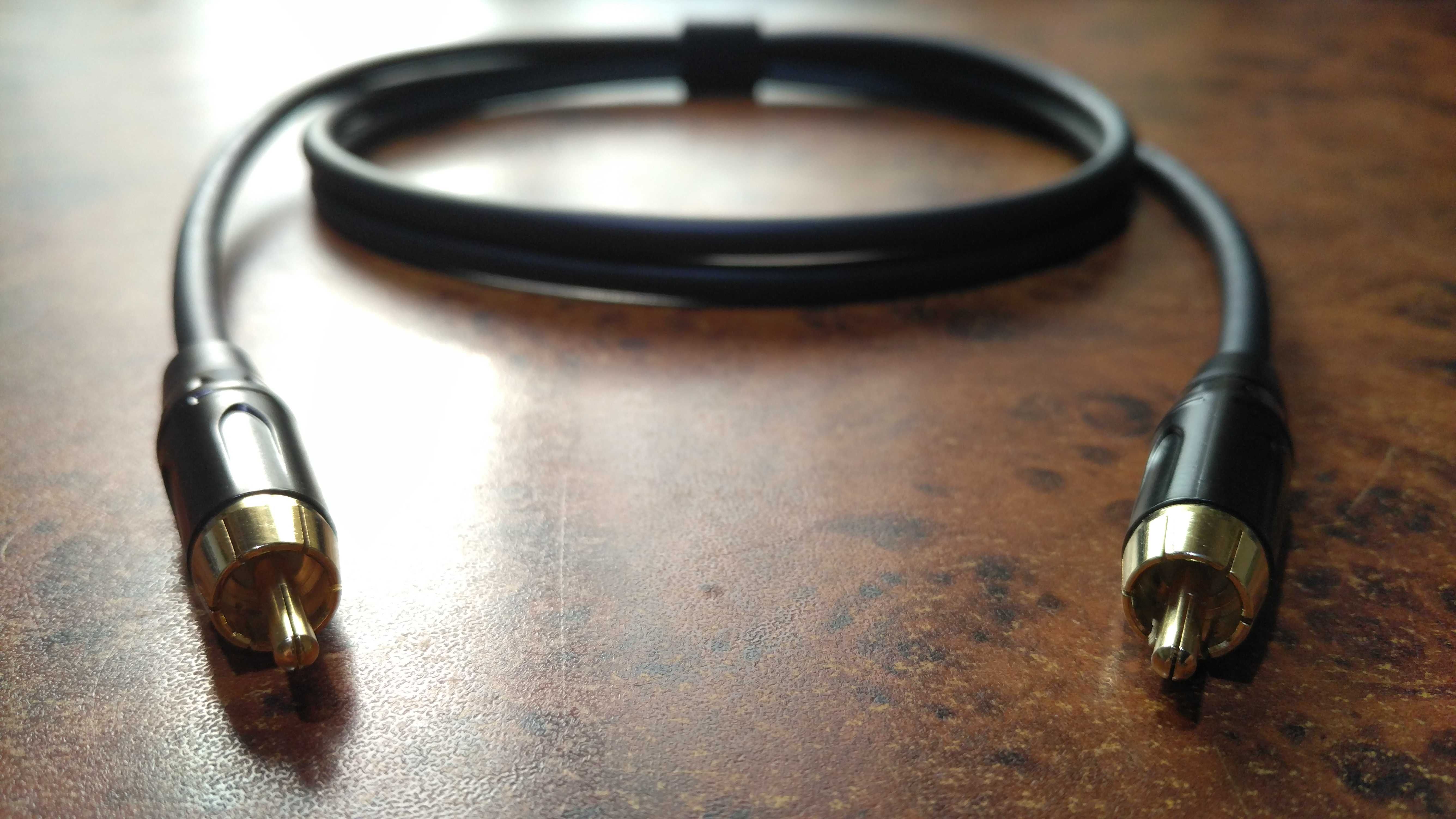 Hi-Fi сабвуферный кабель RCA/RCA MOGAMI Neglex W2534 (Япония) экран