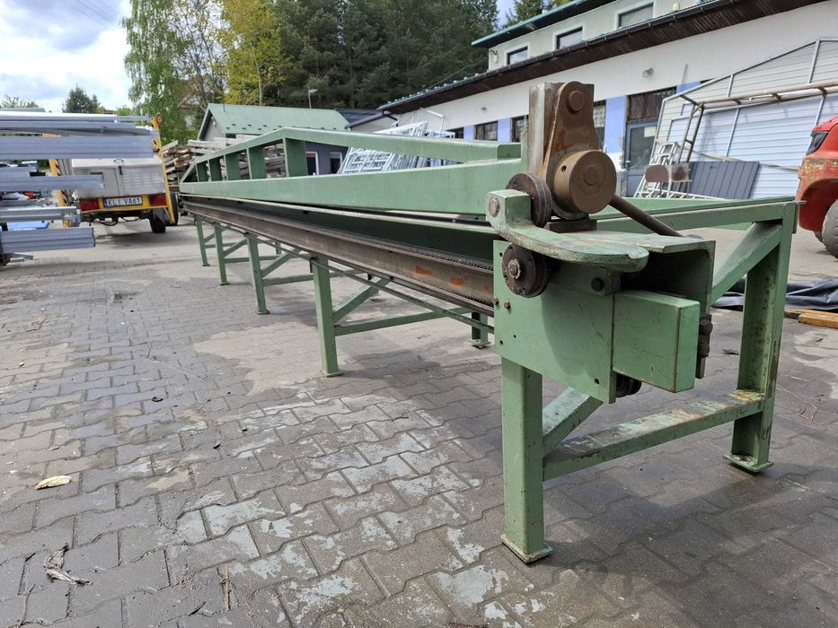 Zaginarka elektryczna 6m plus gilotyna krążkowa