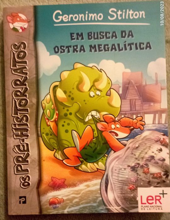 Livro Gerônimo Stilton os pré historratos