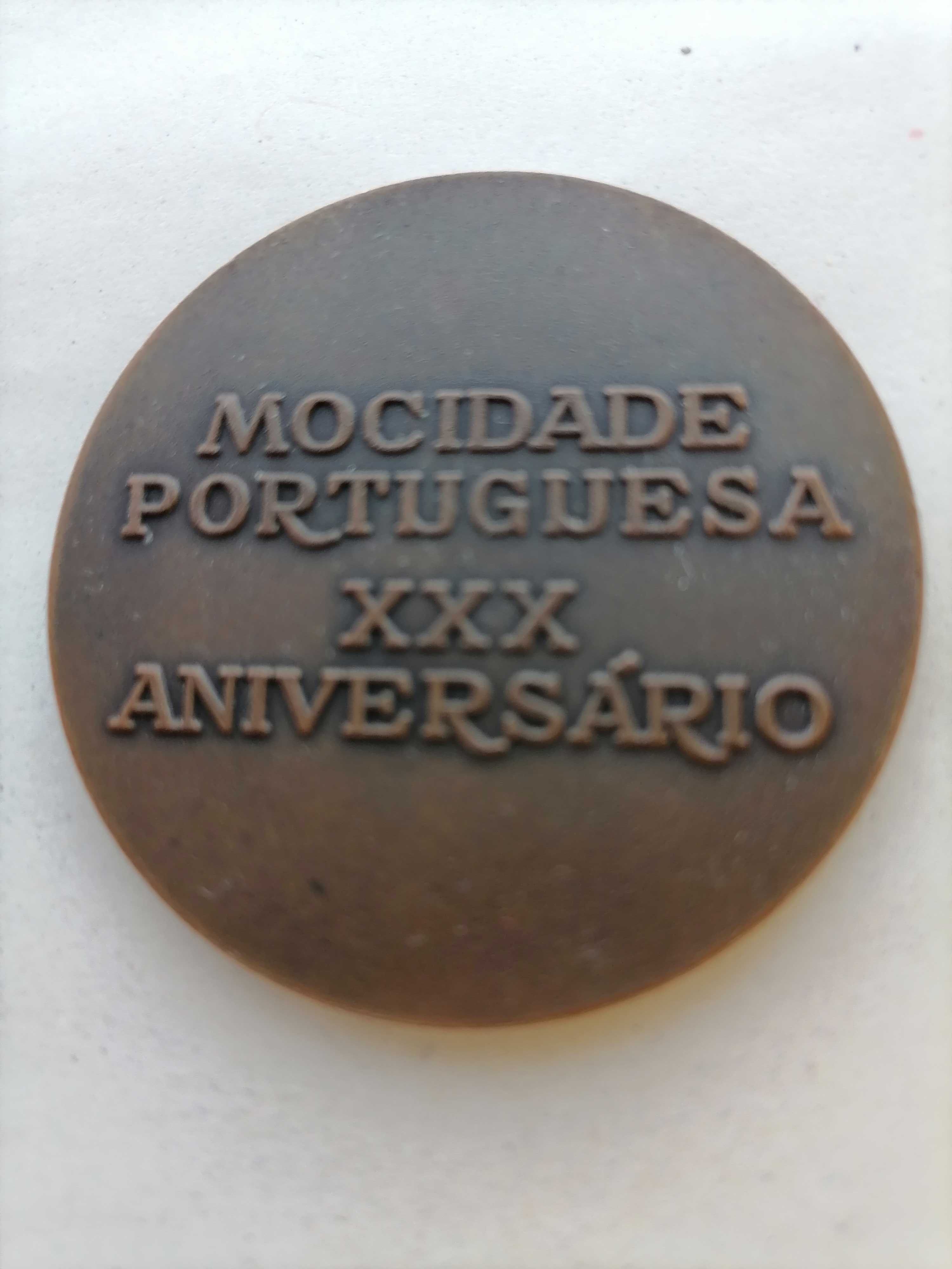 Rara Medalha MOCIDADE PORTUGUESA Comemorativa XXX Aniversário 1936/66