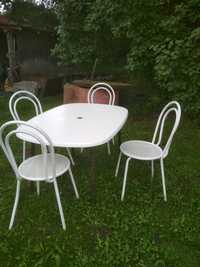 Stół ogrodowy + krzesła
