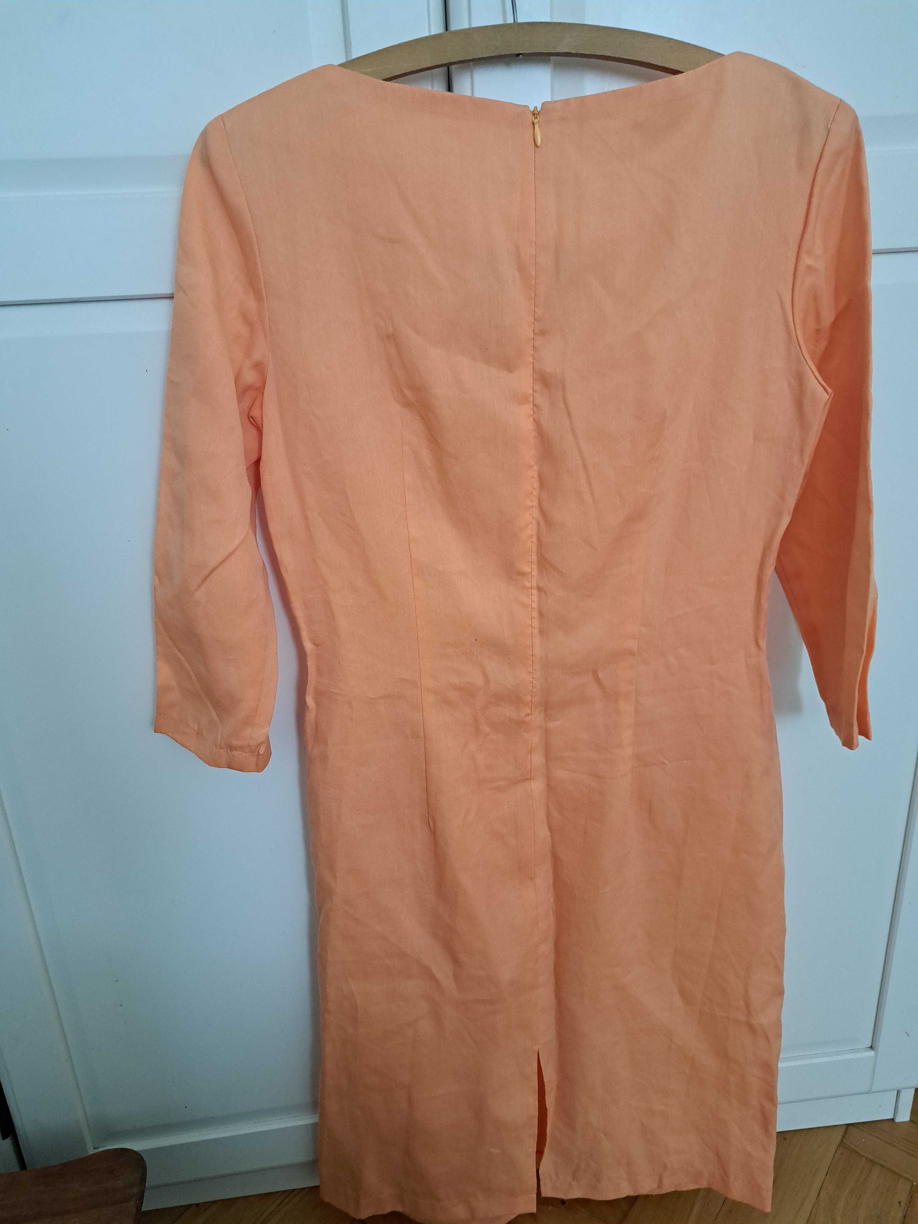 Sukienka morelowa COS 36 38