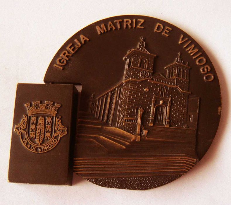 Medalha de Bronze Igreja de São Vicente Matriz de Vimioso Bragança