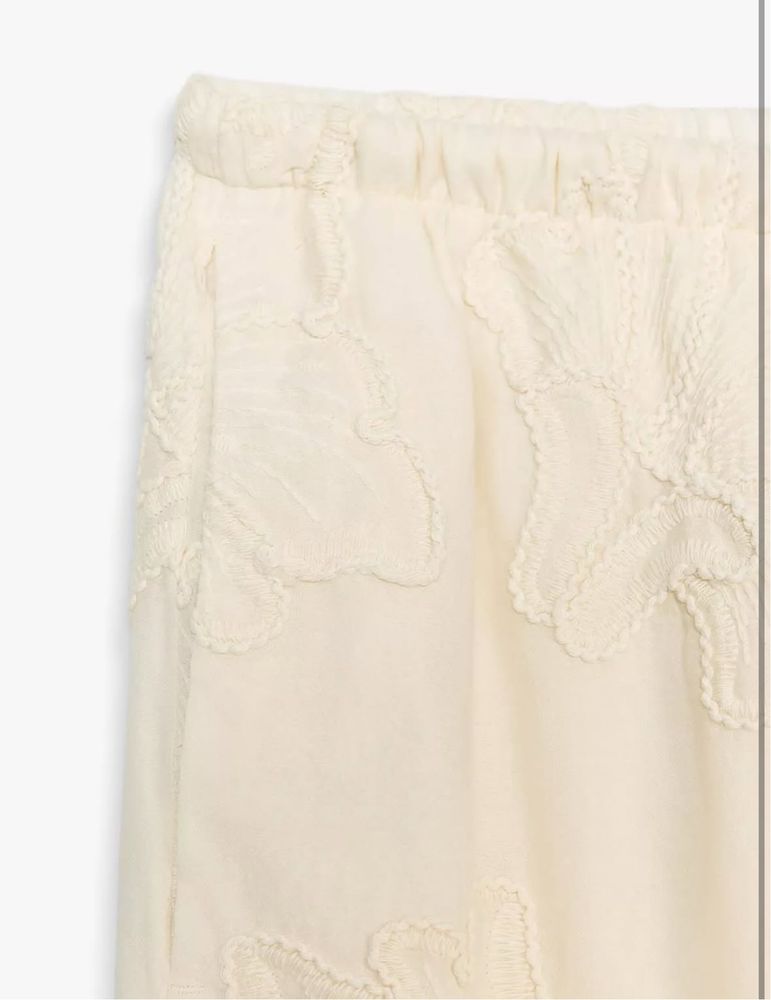 Лён Zara костюм брюки
