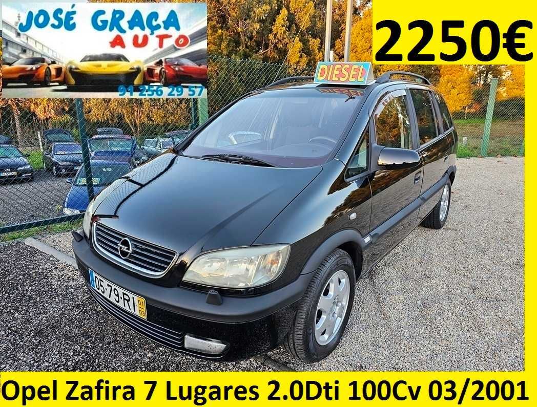 Opel Zafira 7 Lugares 2.0Dti 03/2001