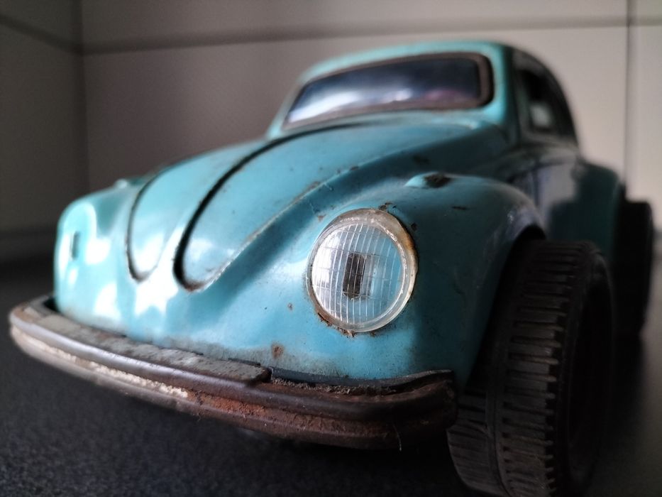 VW Garbus Garbi Kafer Metalowy Zabawka PRL Made in Japan Hot Rod