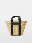 Torebka kosz shopper Massimo Dutti