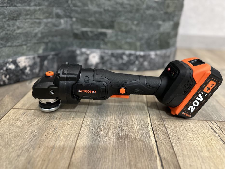 Акумуляторна болгарка Stromo AGA 216 125 круг 20в4 ач
