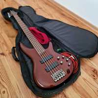 Gitara basowa Ibanez SR-305 RBM + nowe struny, nowy pas, kabel jack