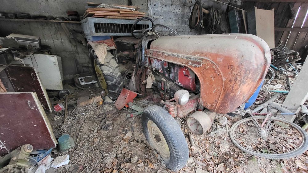 Ciagnik rolniczy porsche diesel super zabytek