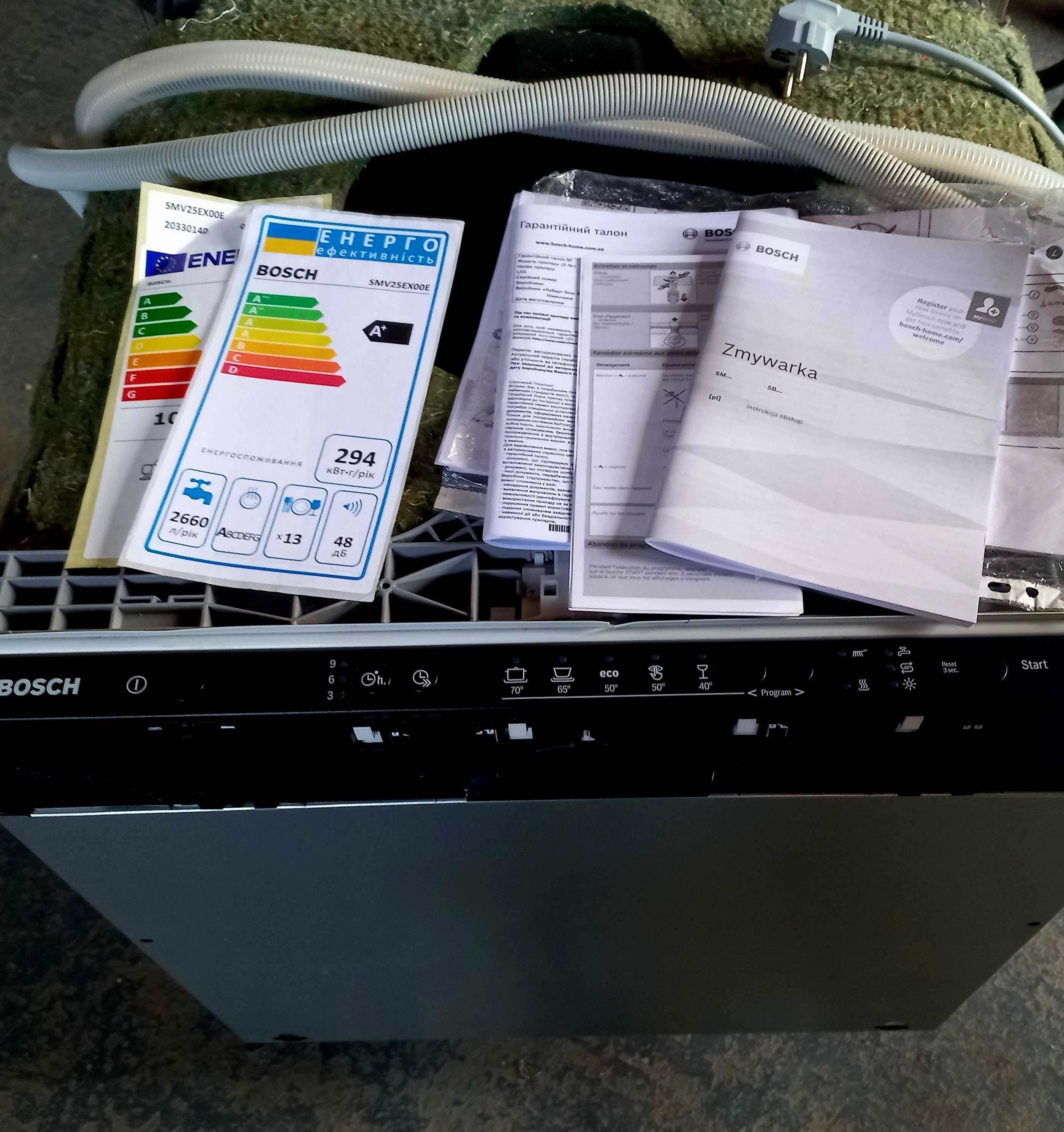 Посудомоечная машина Bosh SMV25EX00E