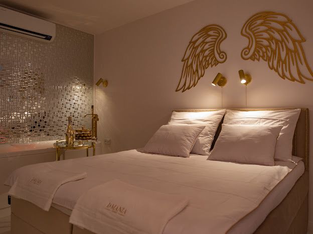 Apartament Gold JACUZZI SAUNA Kołobrzeg Zaręczyny Rocznice