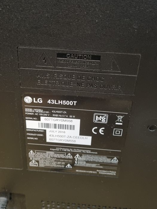 Televizor  LG LCD - LED 43LH500T