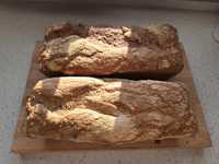 Chleb domowy na zakwasie z mąki orkiszowej