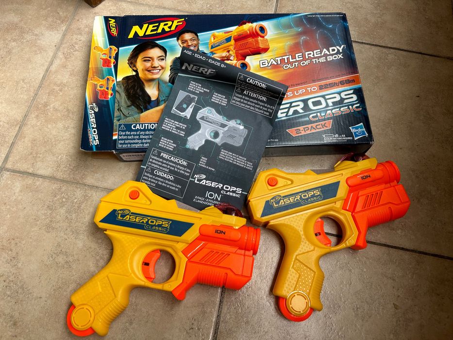 Лазерні Бластери Нерф набір 2шт Nerf Laser Ops Classic 2-Pack Hasbro