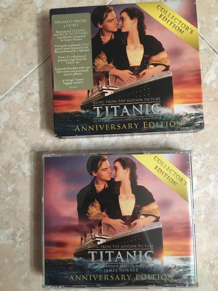 Cd box banda sonora Titanic (ed. colecionador 4 discos)