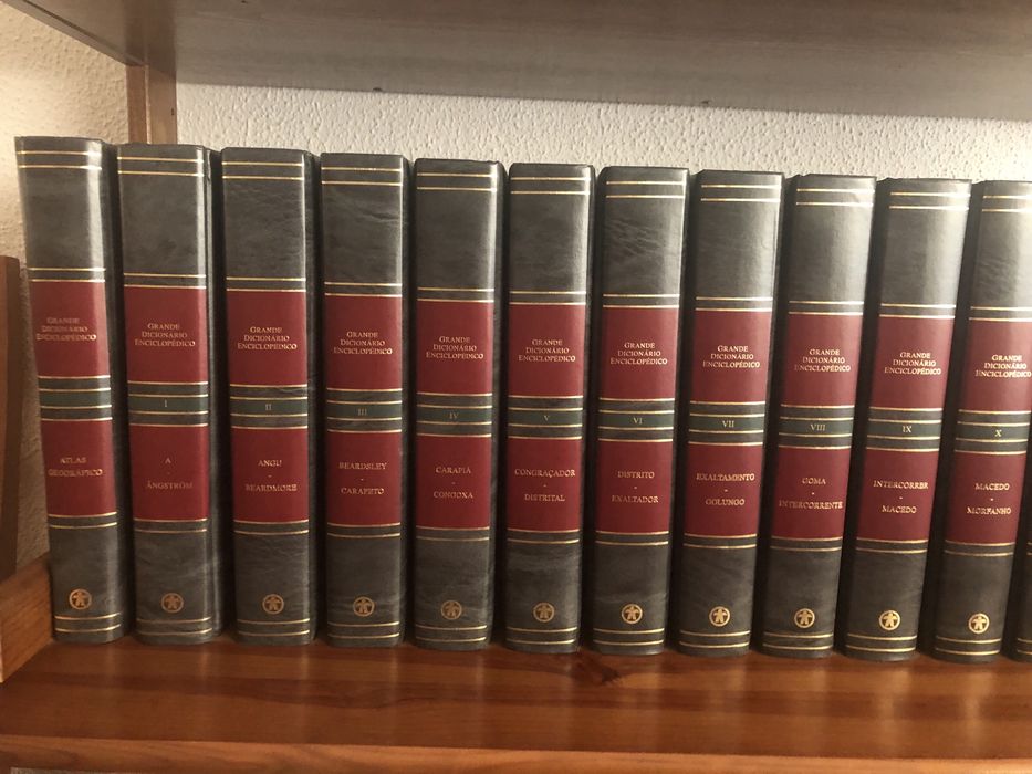 Grande Dicionário Enciclopédico - Atlas Geográfico 16 volumes