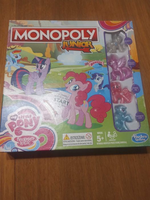 Gra MONOPOLY My little pony, kompletna, stan bardzo dobry
