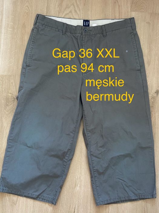 Gap 36 XXL męskie spodenki szare capri bermudy szorty spodenki