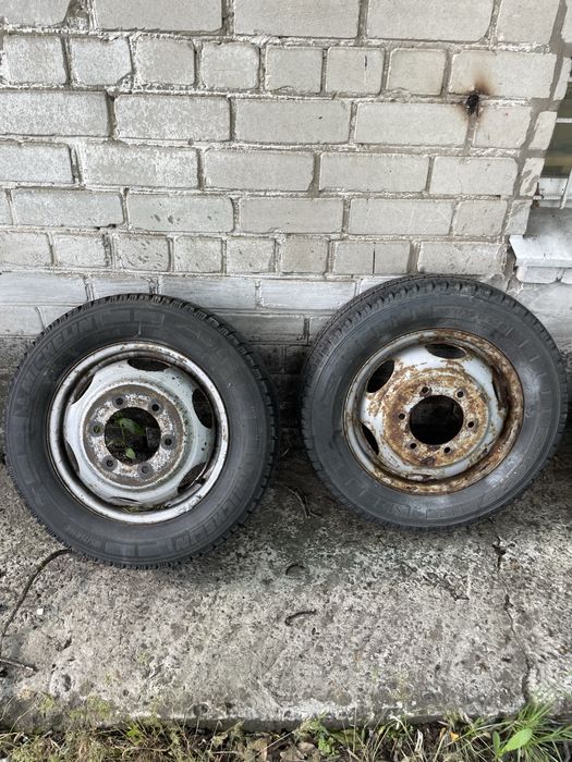 Диски з резиною mitsubishi canter