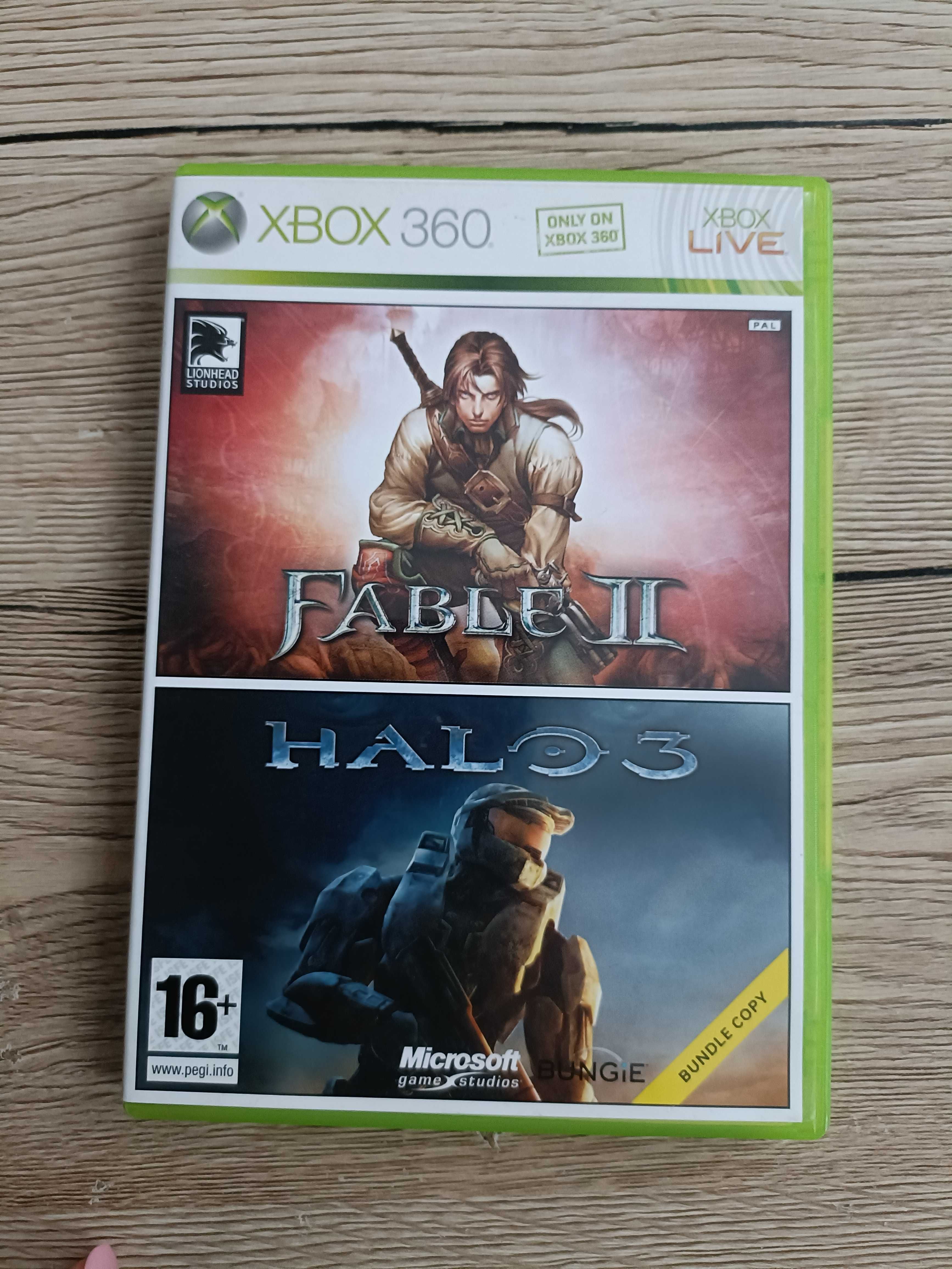 Gra Xbox 360 Fable 2 & Halo 3 (PL /ANG)
