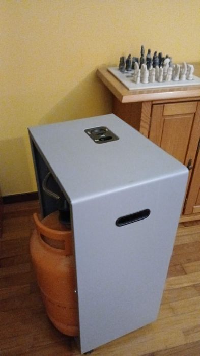 Aquecedor a gás BP com adaptador pra bilha Repsol