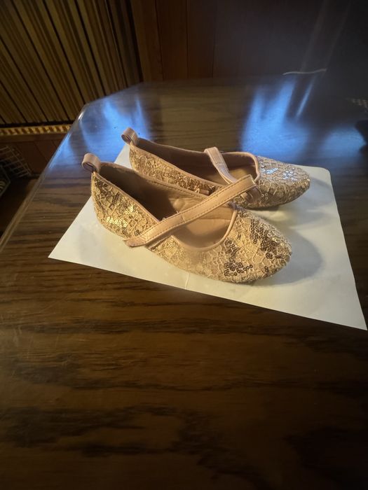 Balerinki cekinowe, różowe, rozm. 31