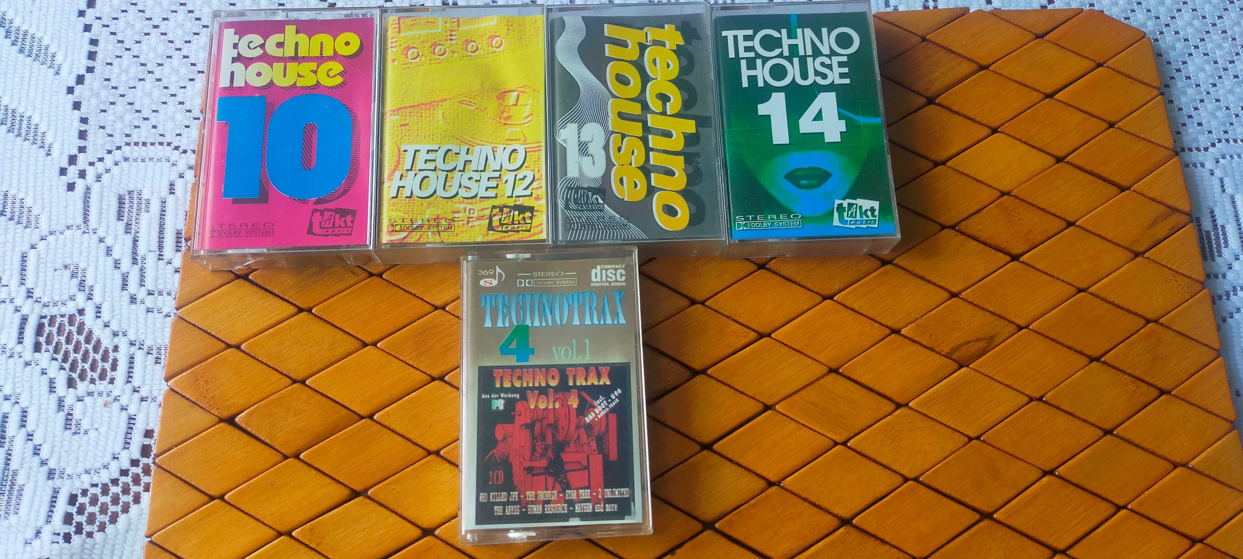 zestaw kaset techno house trax taktmusic