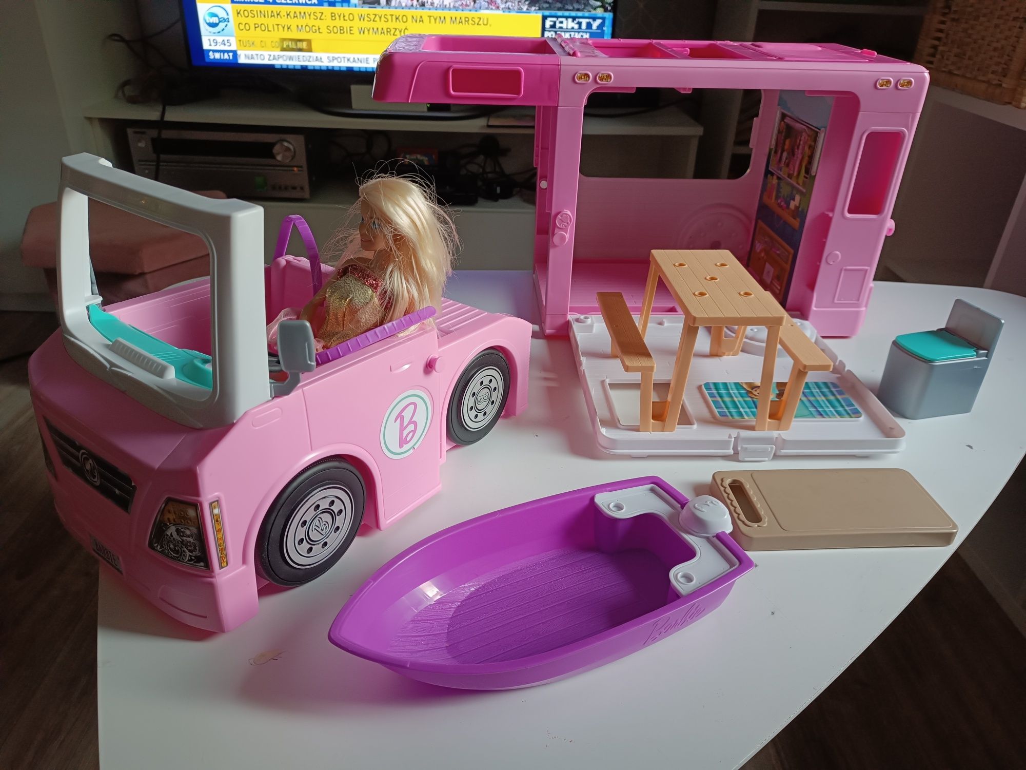 Kamper Barbie 3w1