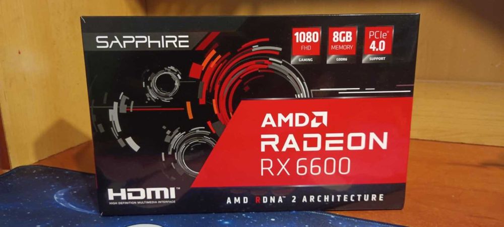 Sapphire RX 6600 Pulse 8GB – jak nowa, 100% sprawna, z pudełkiem
