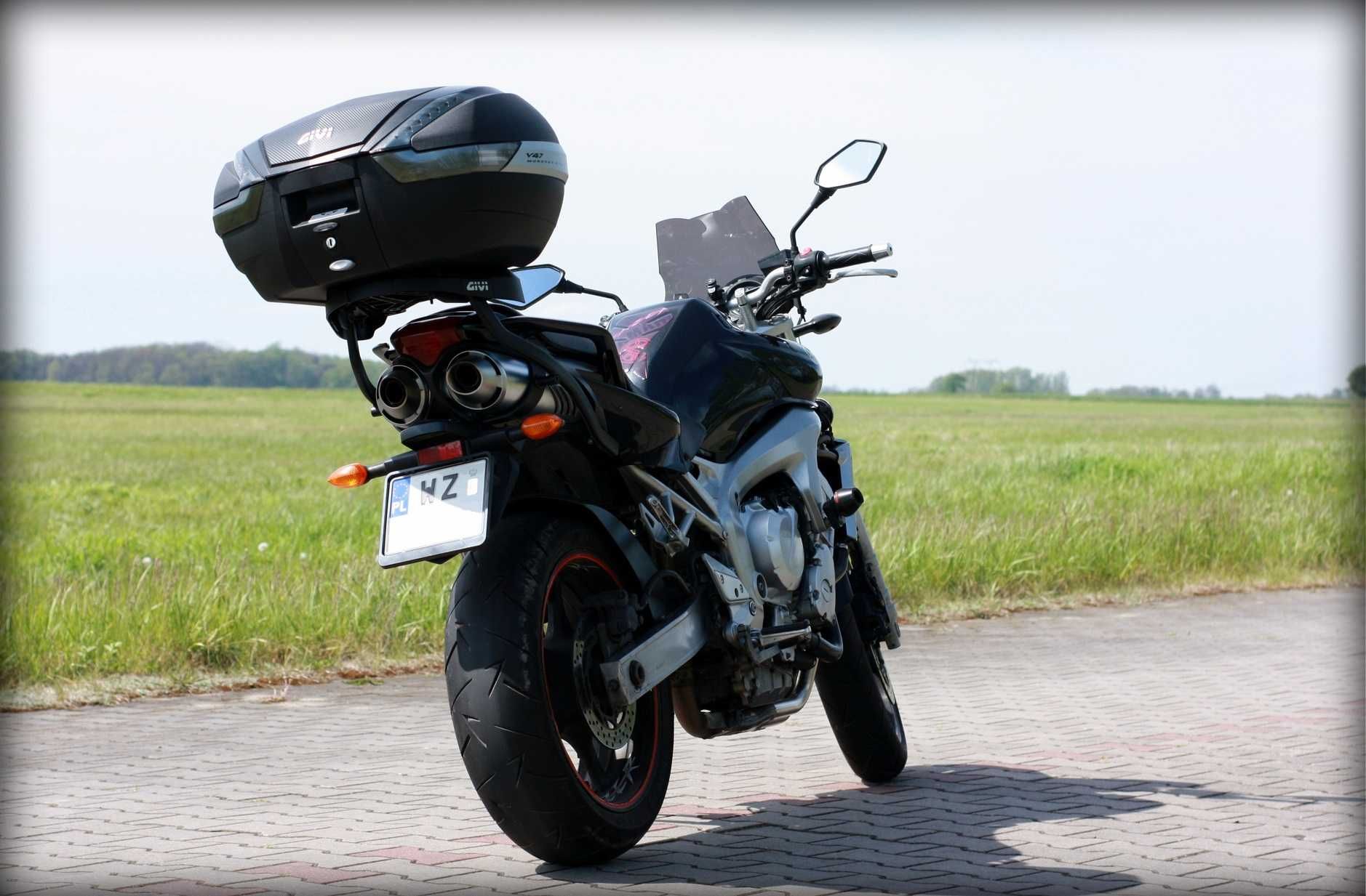 Yamaha FZ6 n naked, zadbany, niski przebieg, kufer