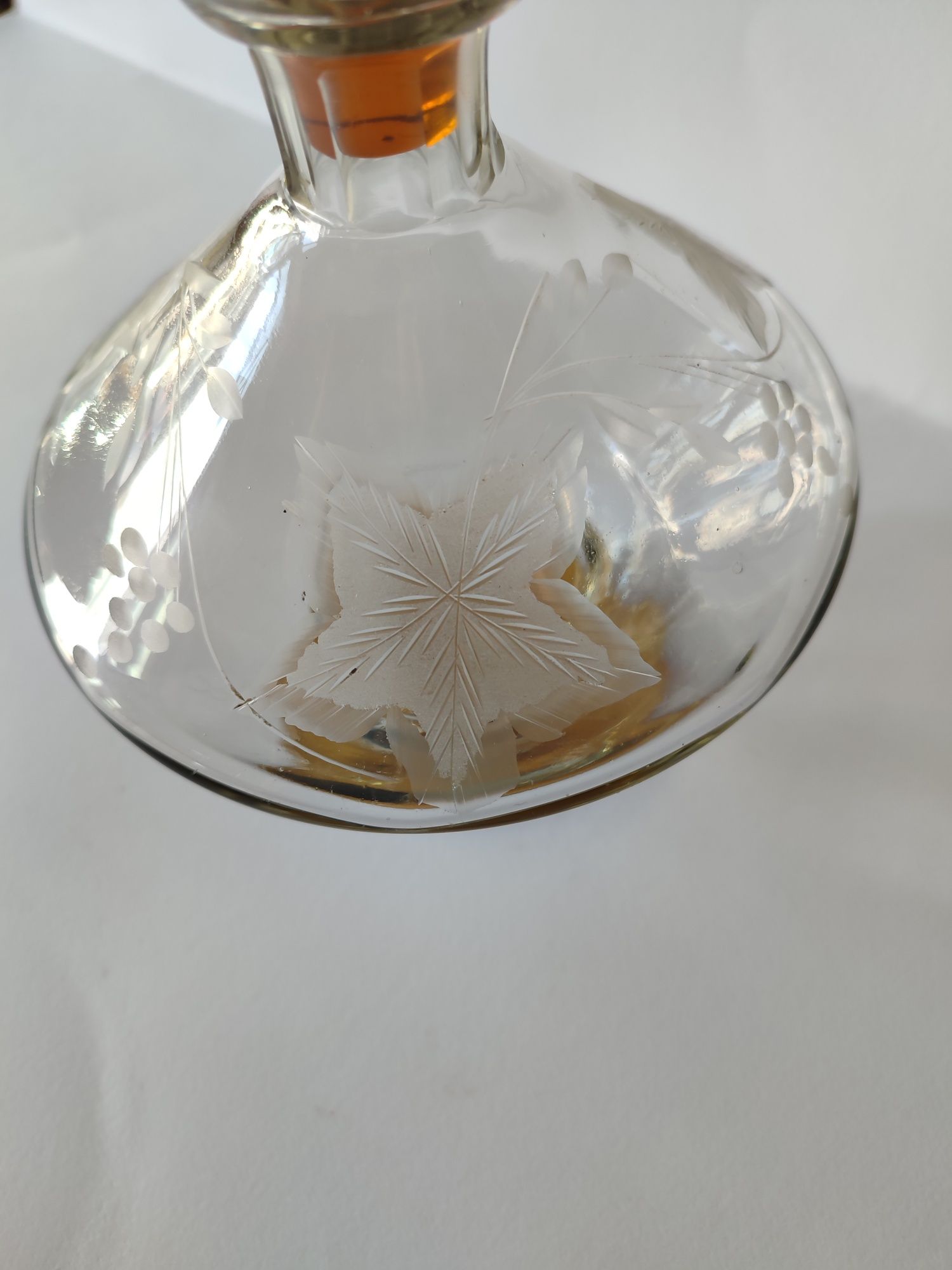 Karafka art deco huta Zawiercie katalogowa