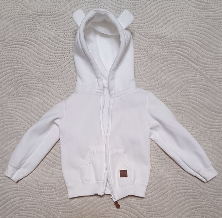 Кофта, тепле худі на блискавиці з флісом, толстовка