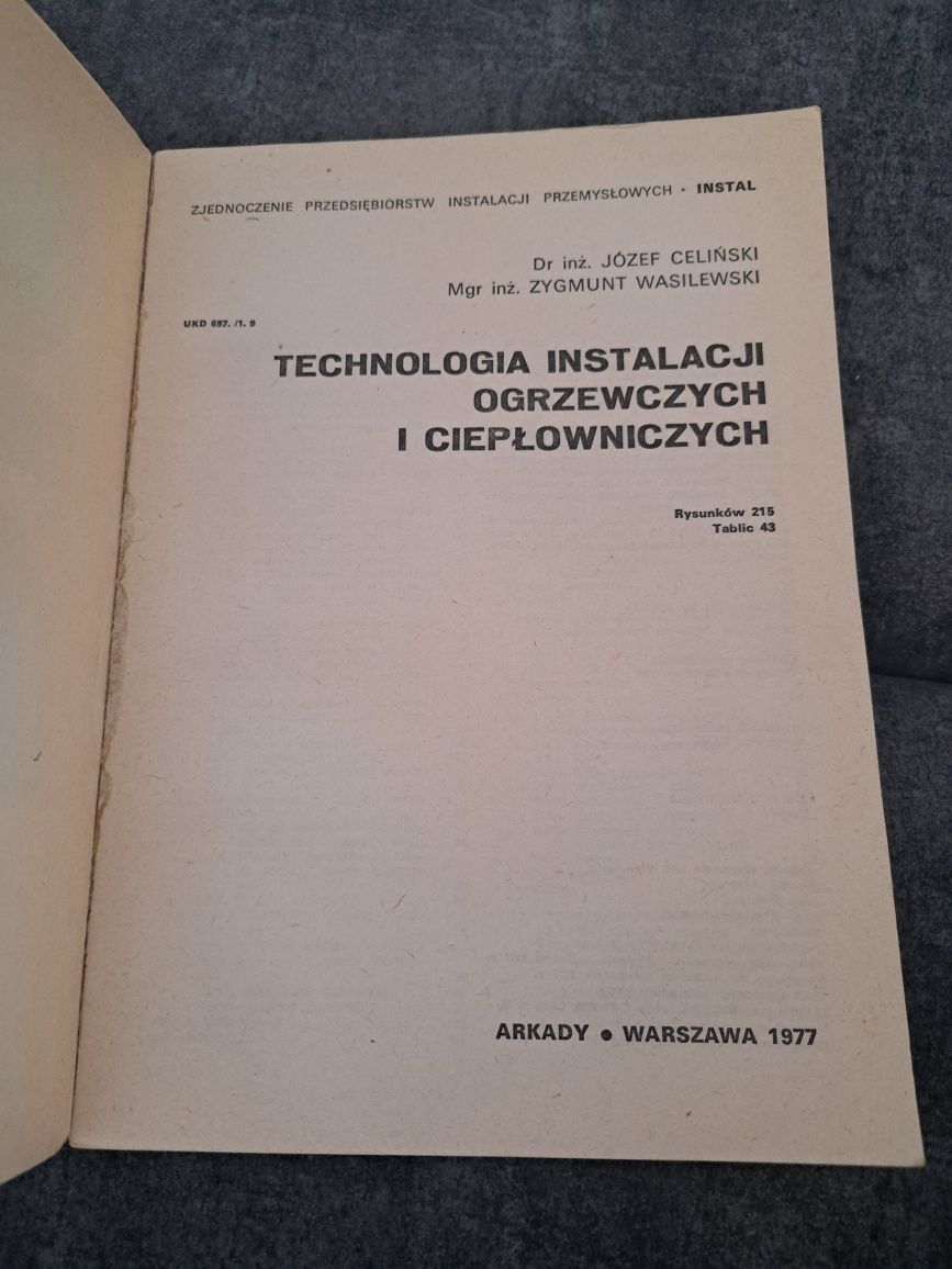 Technologia instalacji ogrzewczych i ciepłowniczych