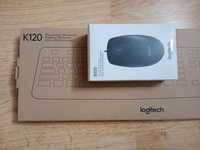 Klawiatura Logitech Myszka przewodowa Logitech