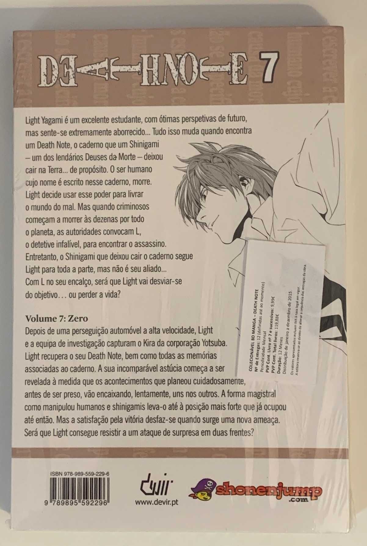 Manga - Death Note 7 (selado) em Português