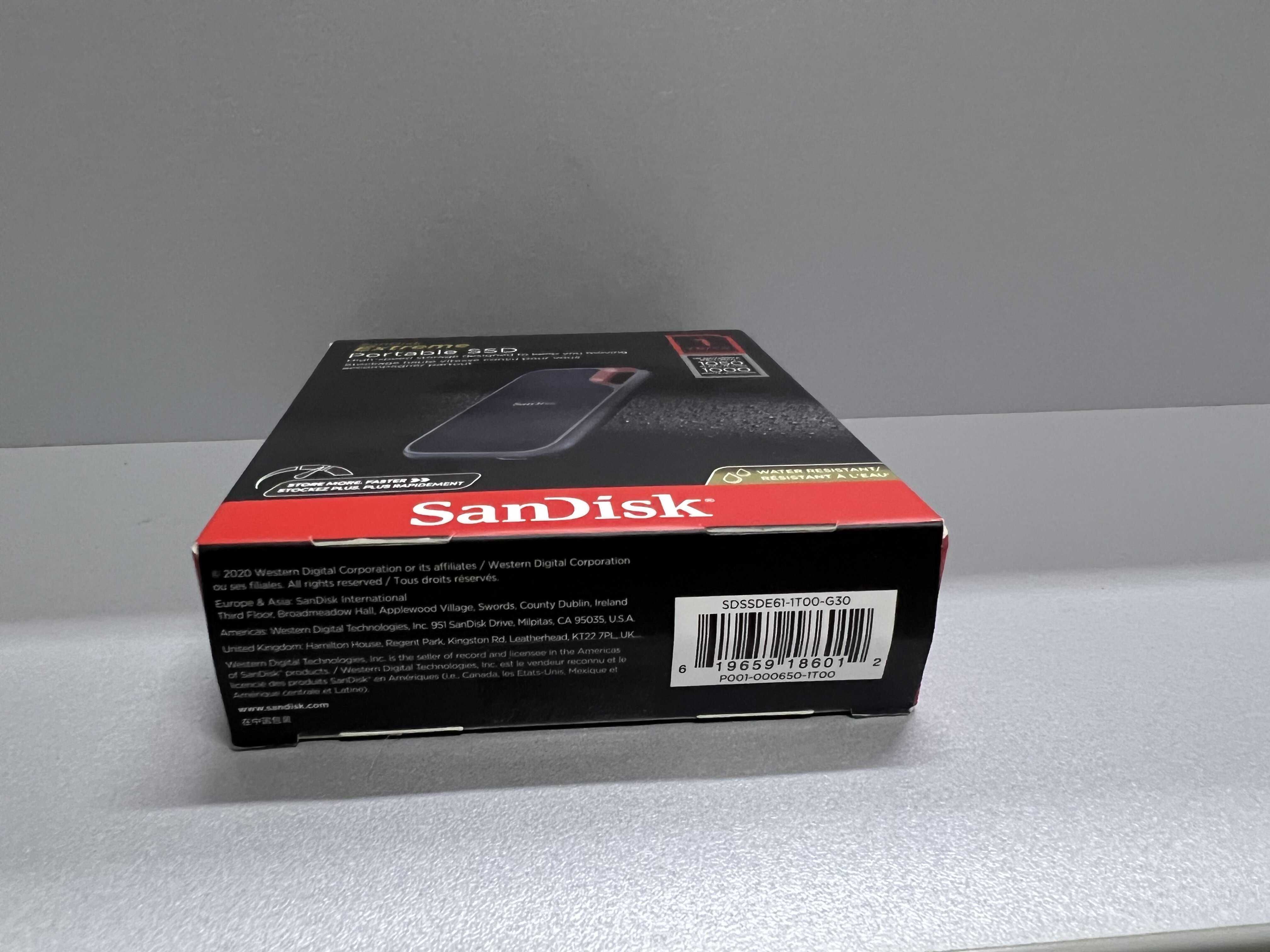 SanDisk Extreme Portable V2 1 TB (SDSSDE61-1T00-G30)SSD  НОВЫЙ!