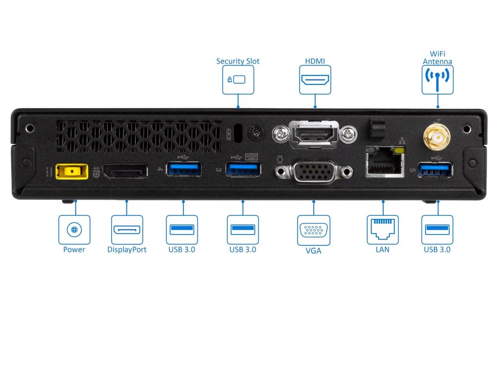 Mały i tani Komputer Lenovo M93p i5 + Windows 10 WiFi HDMI