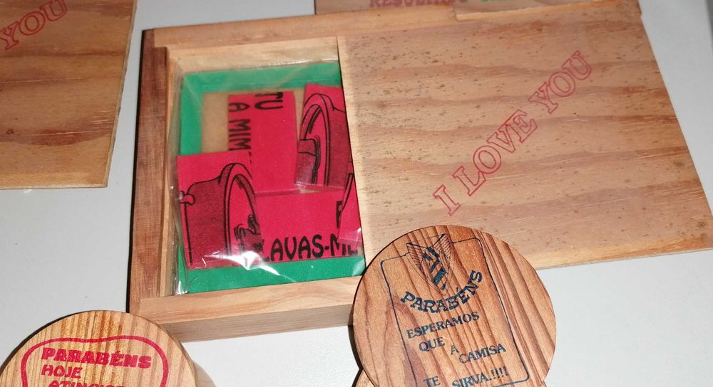 Peças madeira ofertas, todas diferentes,  (11 peças por 5€),lote 1