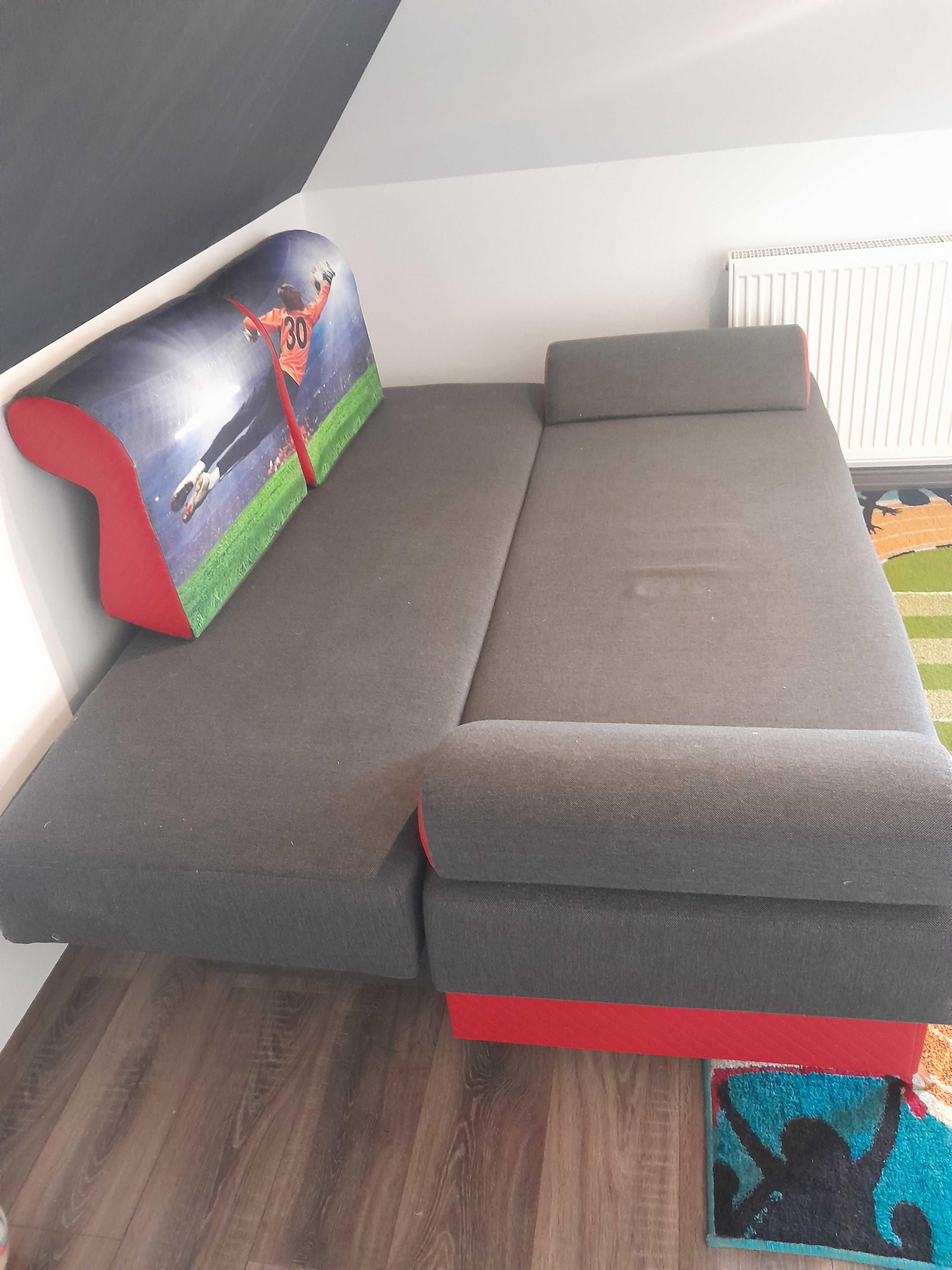 Sofa dla młodego piłkarza