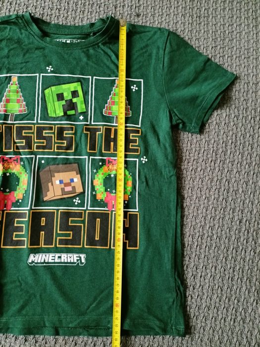Jak nowa koszulka świateczna Minecraft, rozm 146