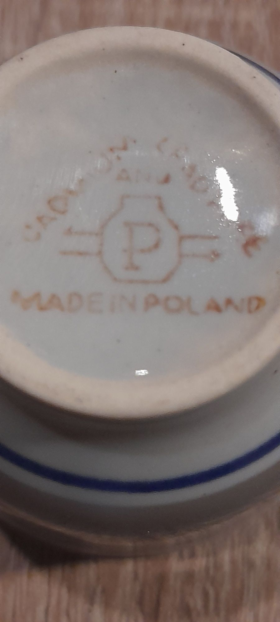 Miseczka mini porcelana na musztardę kieliszek lub jajko polska firma