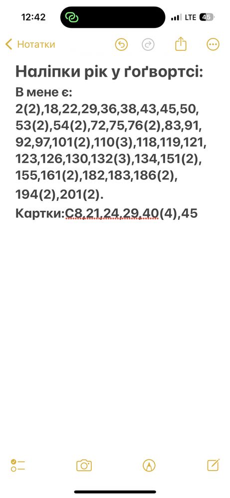 Наліпки Гаррі Поттер рік у Ґоґвартсі panini