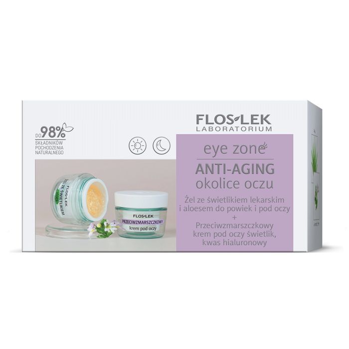 Floslek Eye Zone zestaw m hialuronowym 15ml