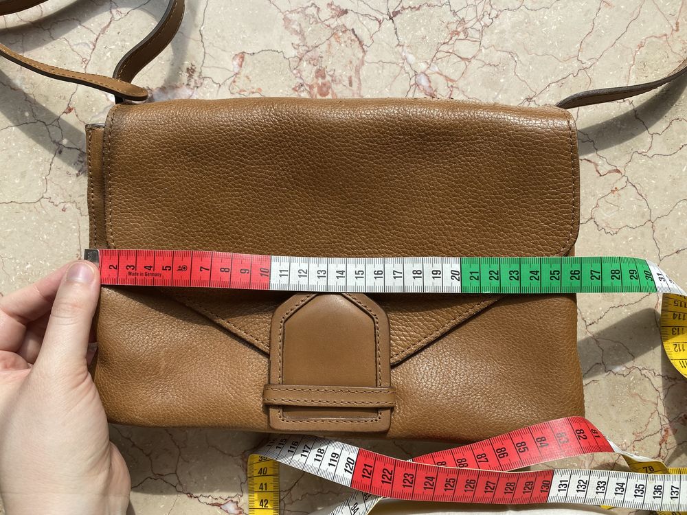 Шкіряна сумка Massimo Dutti