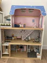 Domek dla lalek - drewniany
